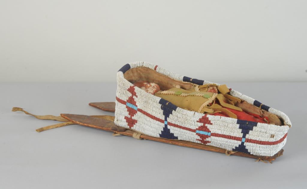 Beaded Toy Cradleboard Native American (1 of 10)