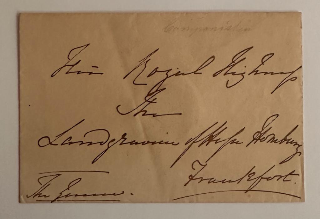 18th C. British Royal Family Envelope with Seal (1 of 2)