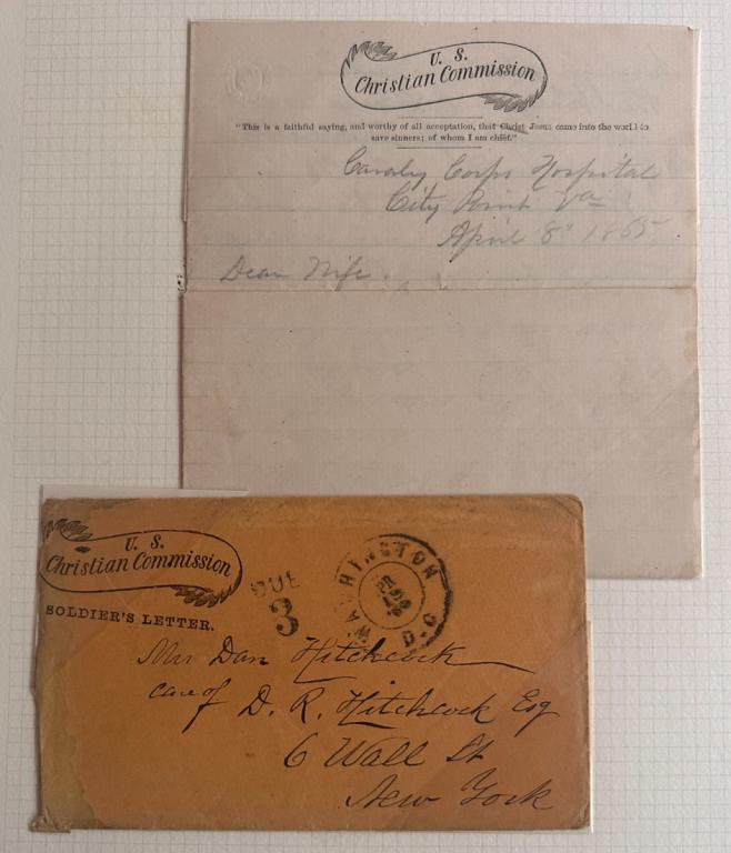 Civil War Letter & Cover, Meeting Abraham Lincoln (1 of 4)