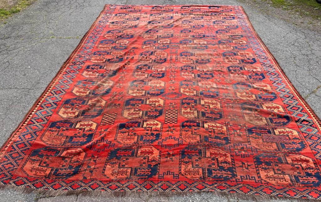 Large Antique Turkoman Rug (1 of 15)