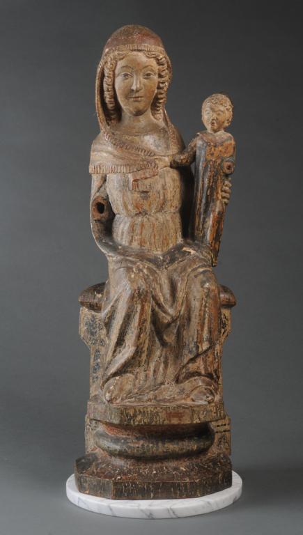 14th C. Gothic  Virgin & Child Figure, Cologne (1 of 18)