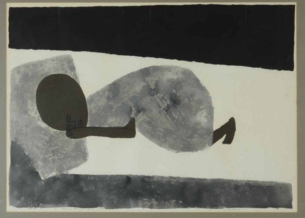 Gregorio Prestopino Serigraph, "Sleeping Infant" (1 of 3)