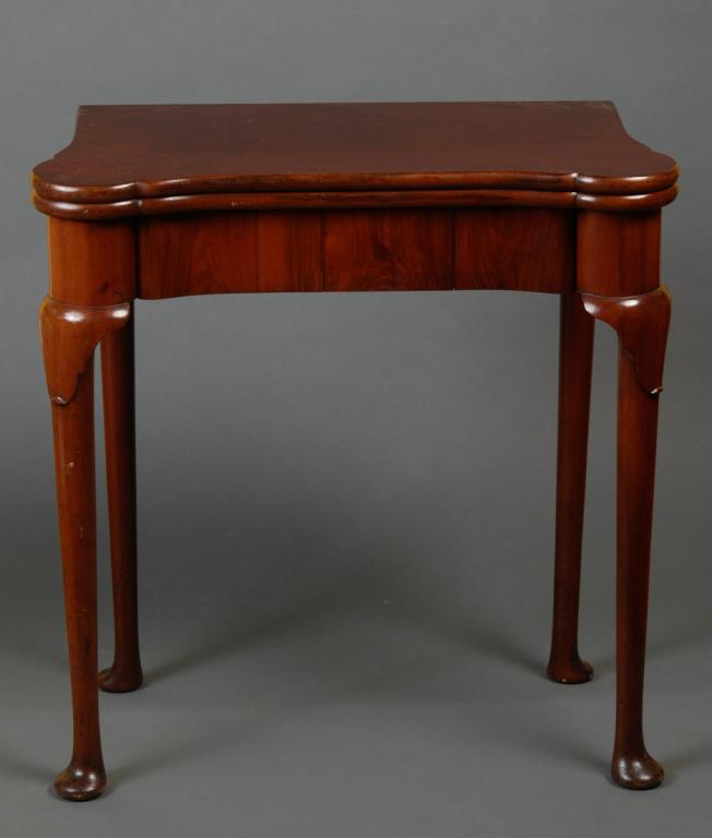 Late 18th C. English Mahogany Game Table (1 of 6)