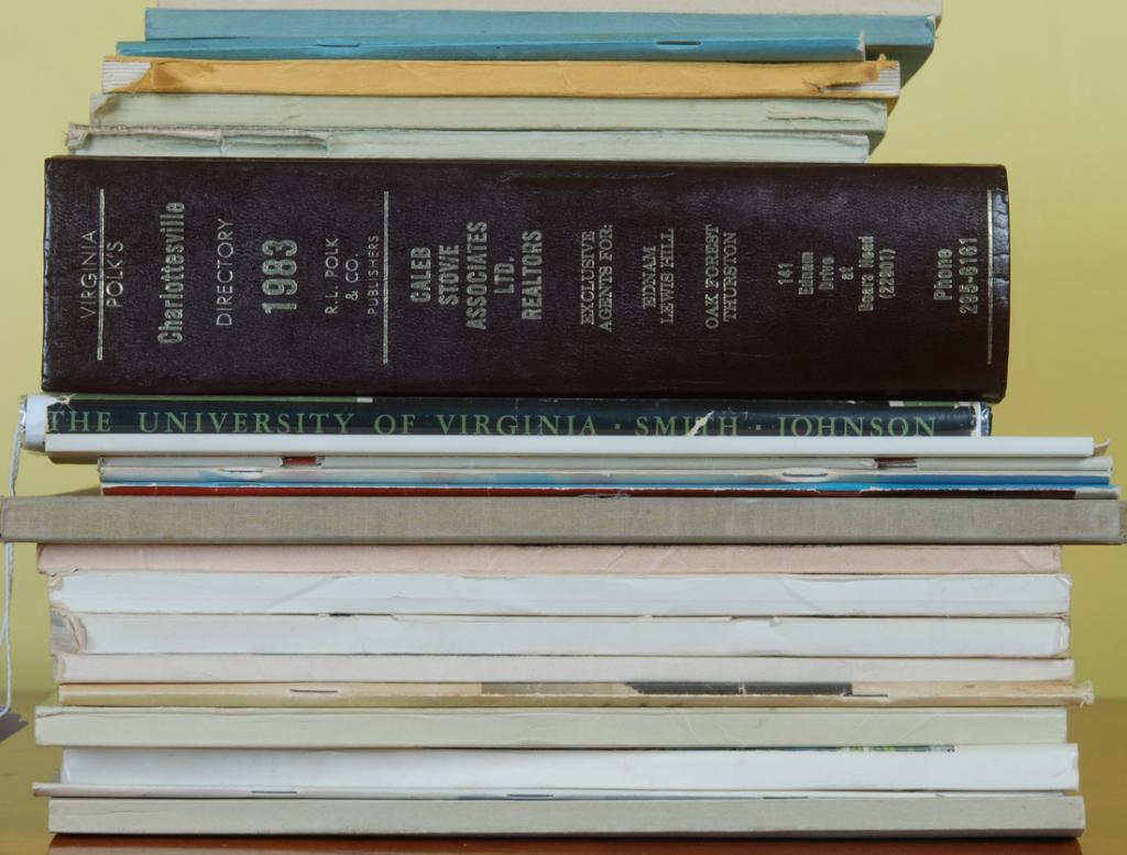 Mixed UVa / Central Virginia Book Grouping (1 of 2)