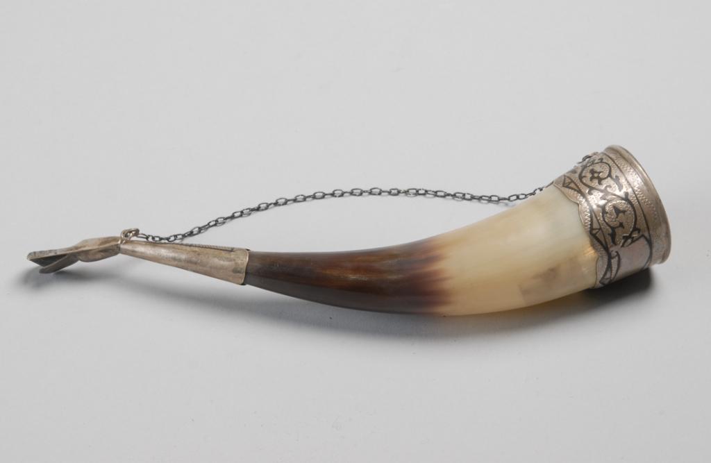 Soviet Silver Mounted Drinking Horn (1 of 8)