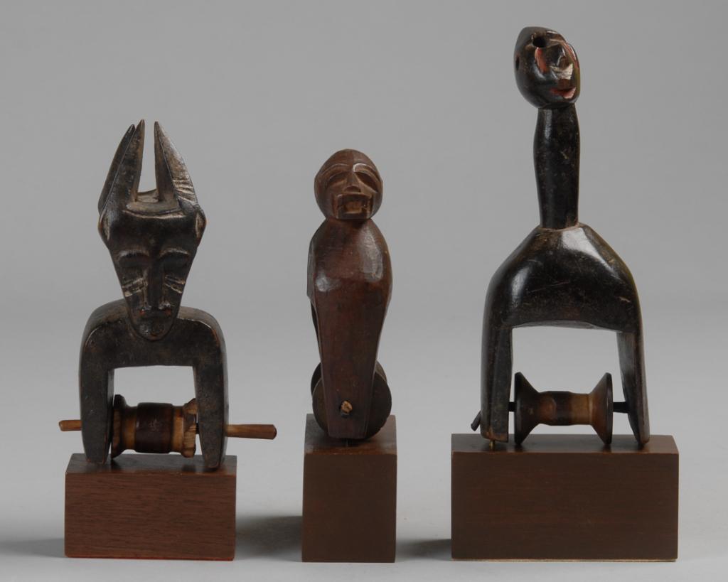 Ex Thomas McNemar, 3 West African Heddle Pulleys (1 of 7)