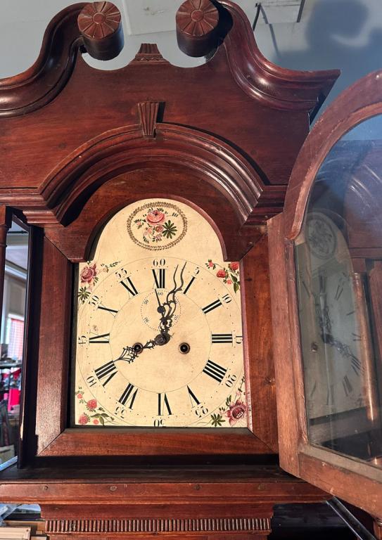 Antique Chippendale Style Tall Case Clock (1 of 3)