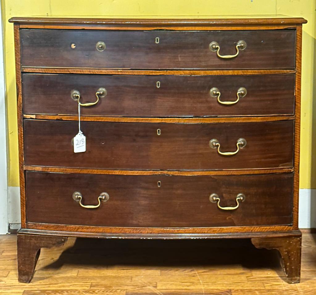 Antique English Mahogany Chest of Drawers (1 of 3)