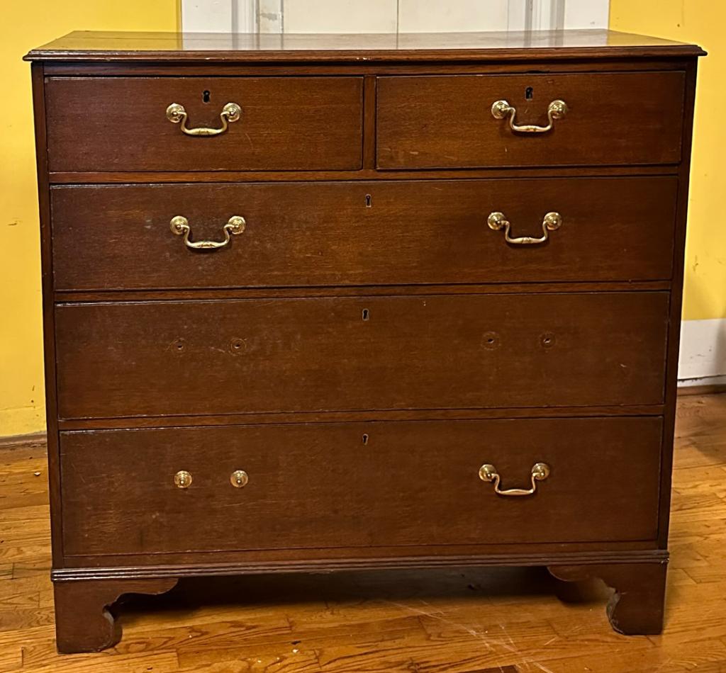 Antique English Oak Chest of Drawers (1 of 6)