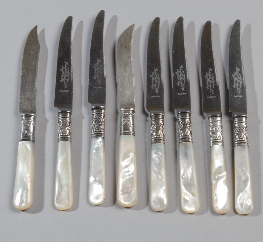 Six Robert F. Mosley Sheffield Knives + (1 of 1)