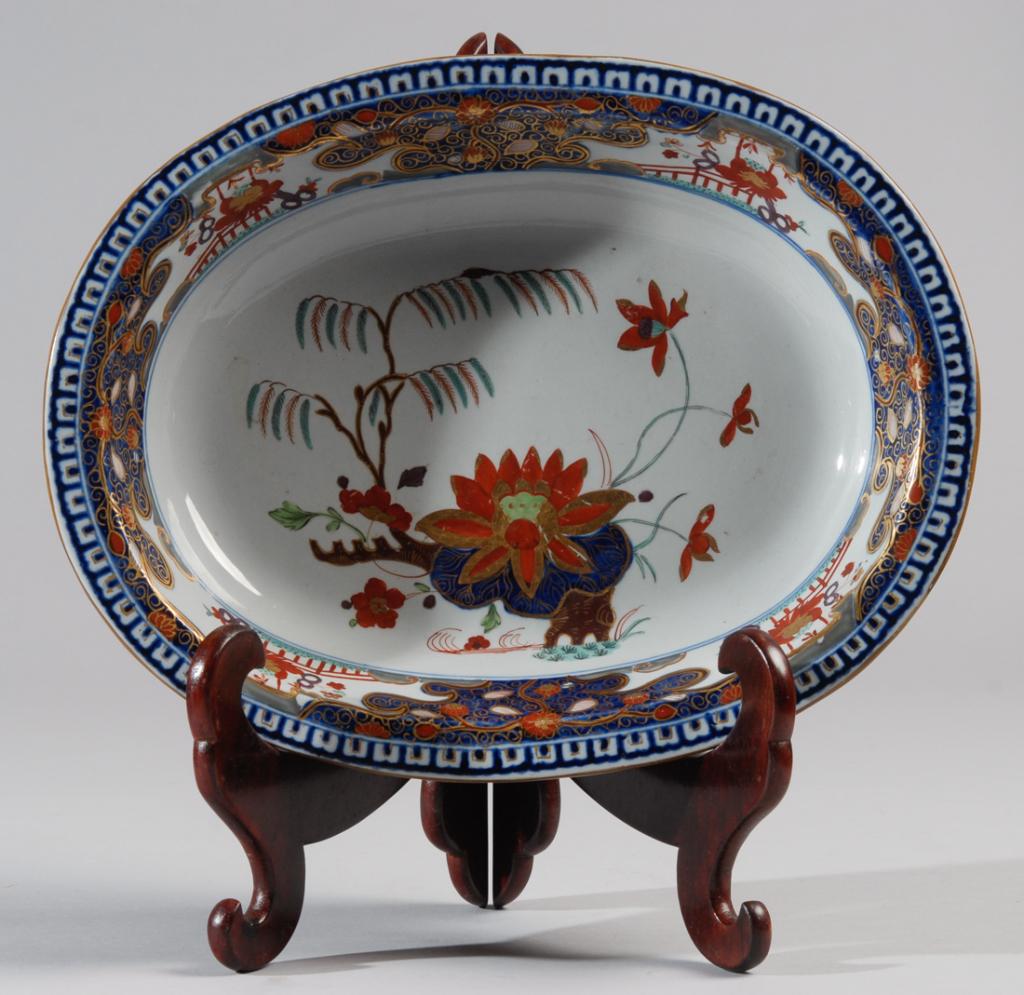 Early 19th C. Turner's Ironstone Oval Serving Bowl (1 of 7)