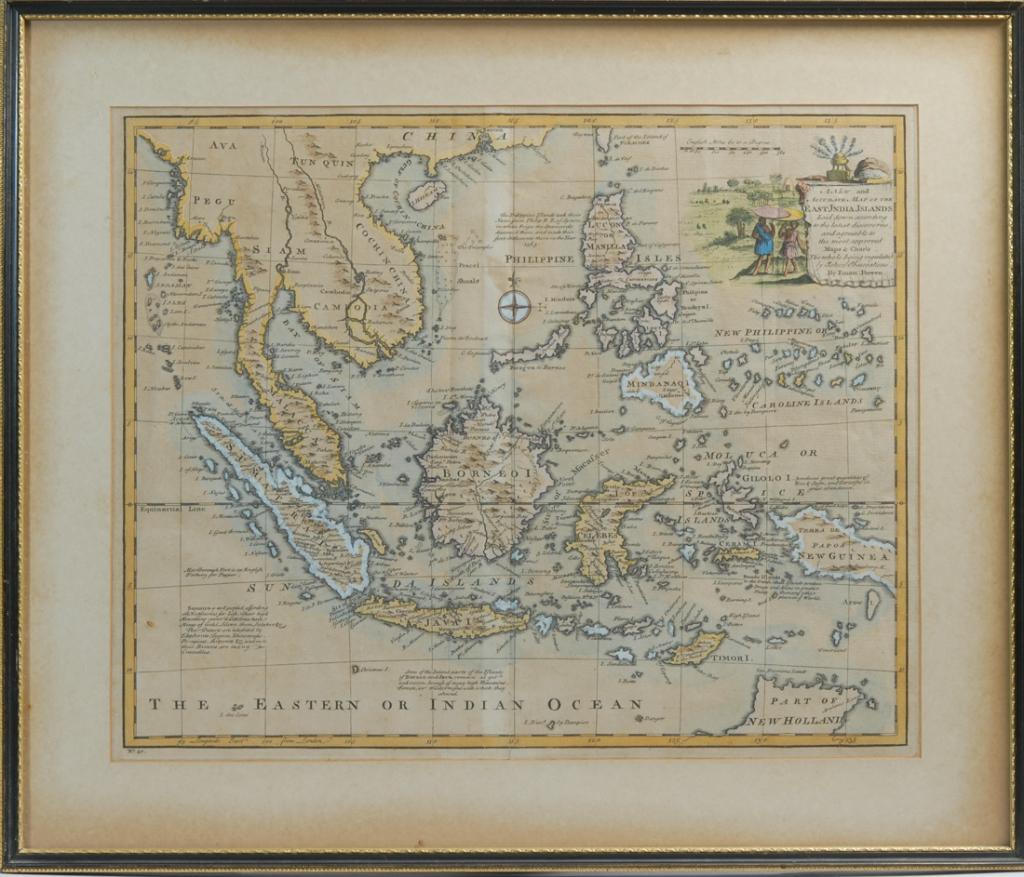 1766 Emanuel Bowen Map East India Islands (1 of 4)
