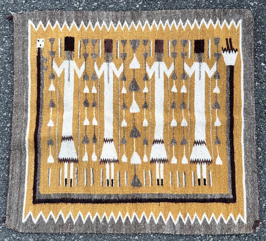 Navajo Yei Weaving (1 of 3)