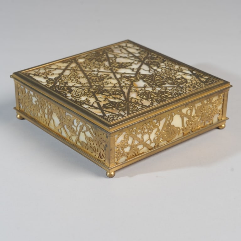 Tiffany Grapevine Square Box (1 of 7)