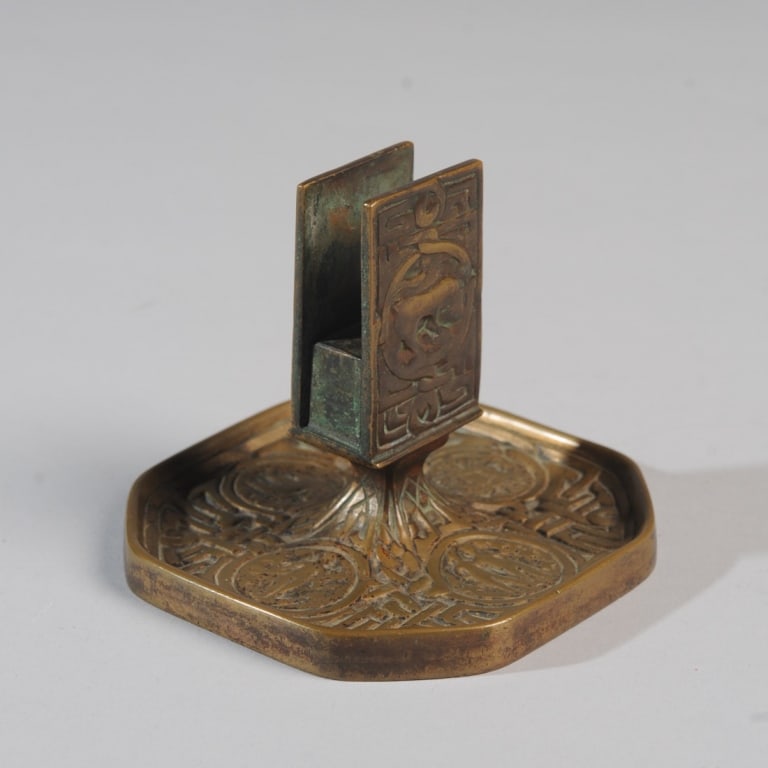 Tiffany Studios Zodiac Match Holder #1041 (1 of 5)