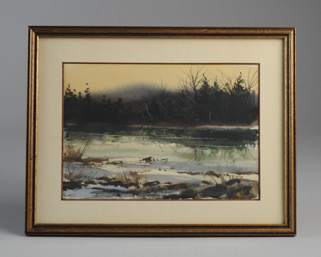 Jack R. Shaub (1943 - 1996) Winter Landscape (1 of 2)