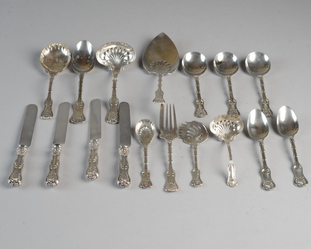 8 Whiting Imperial Queen Sterling Serving Pieces + (1 of 5)