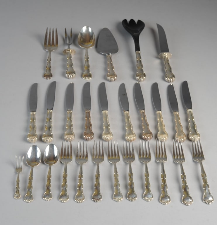 28 pcs. Gorham Rondo Sterling Silver Flatware (1 of 6)