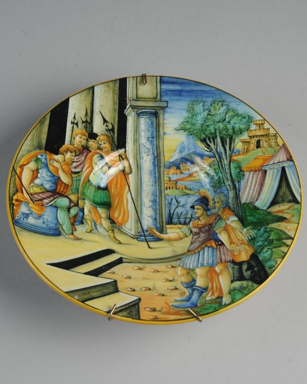 Cantigalli Renaissance Style Faience Plate (1 of 7)
