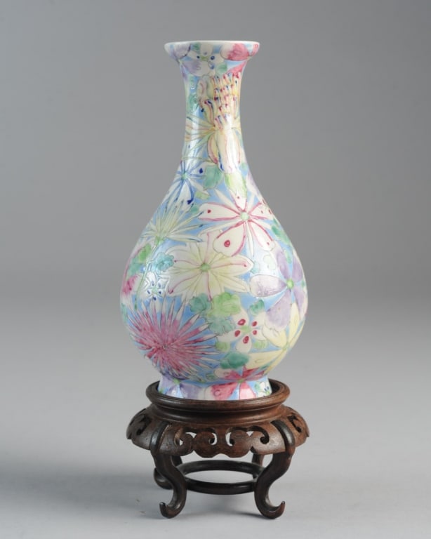 20th C. Chinese Mille Fleur Vase (1 of 5)
