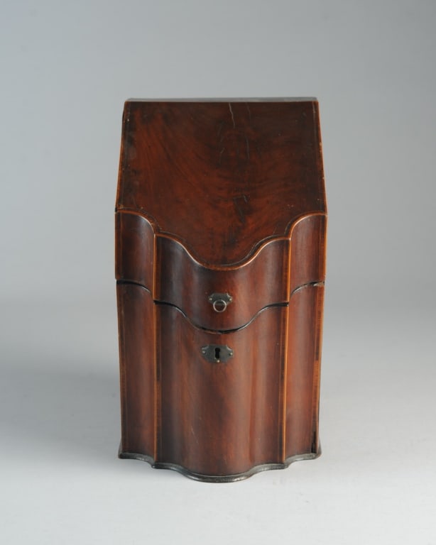 English Mahogany Cutlery Box (1 of 7)