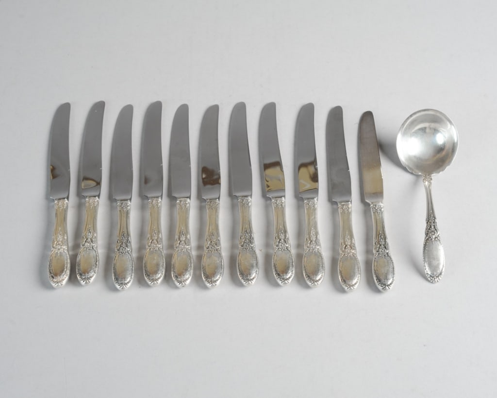 12 pcs. Towle Old Mirror Sterling Silver (1 of 3)