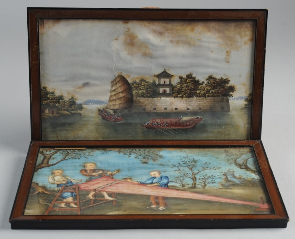 Two 19th C. China Trade Paintings (1 of 4)