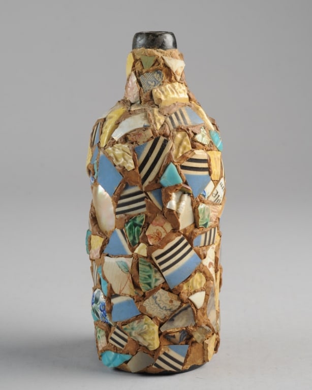 Folk Art  Memory Jug (1 of 4)