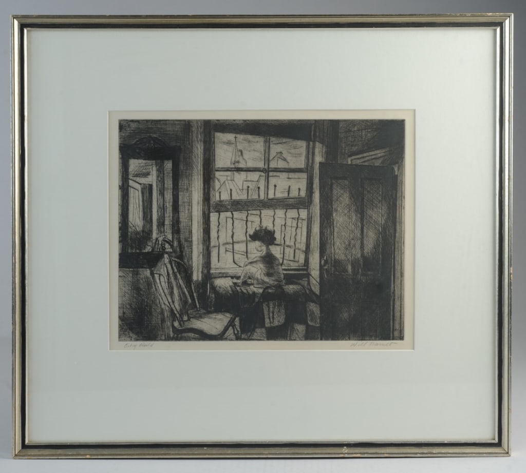 Will Barnet (1911-2012) Etching, City Child (1 of 4)