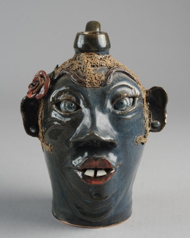 Lin Craven (1946 - 2011) Face Jug - Damaged (1 of 5)