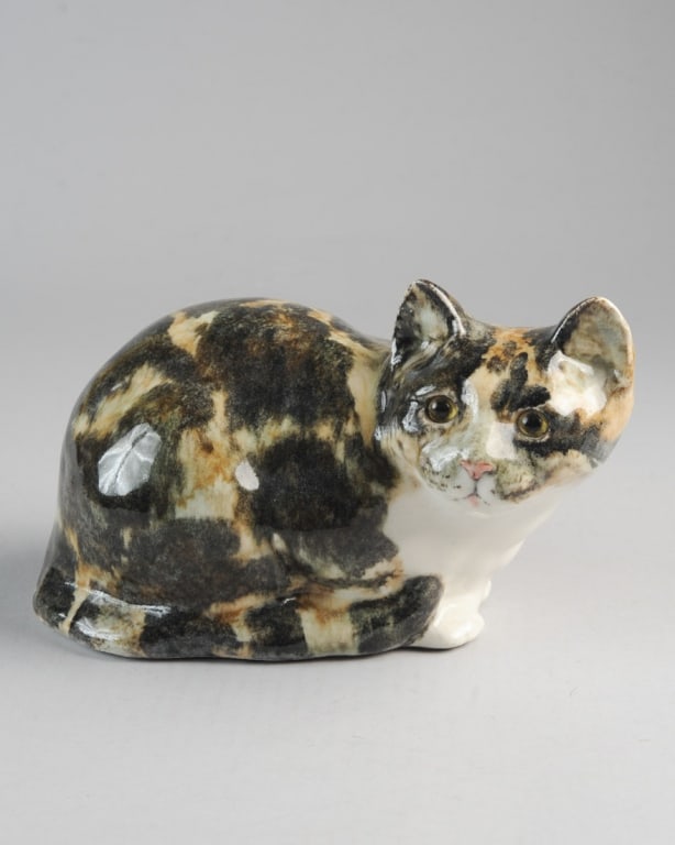 Jenny Winstanley (England) Signed Ceramic Cat (1 of 4)