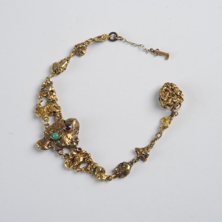 14k to 18k Gold Nugget Bracelet (1 of 7)