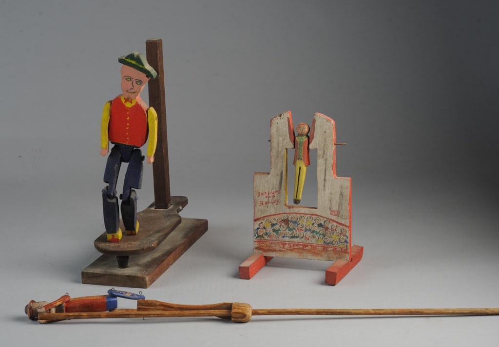 Group of Folk Art Toys (1 of 6)