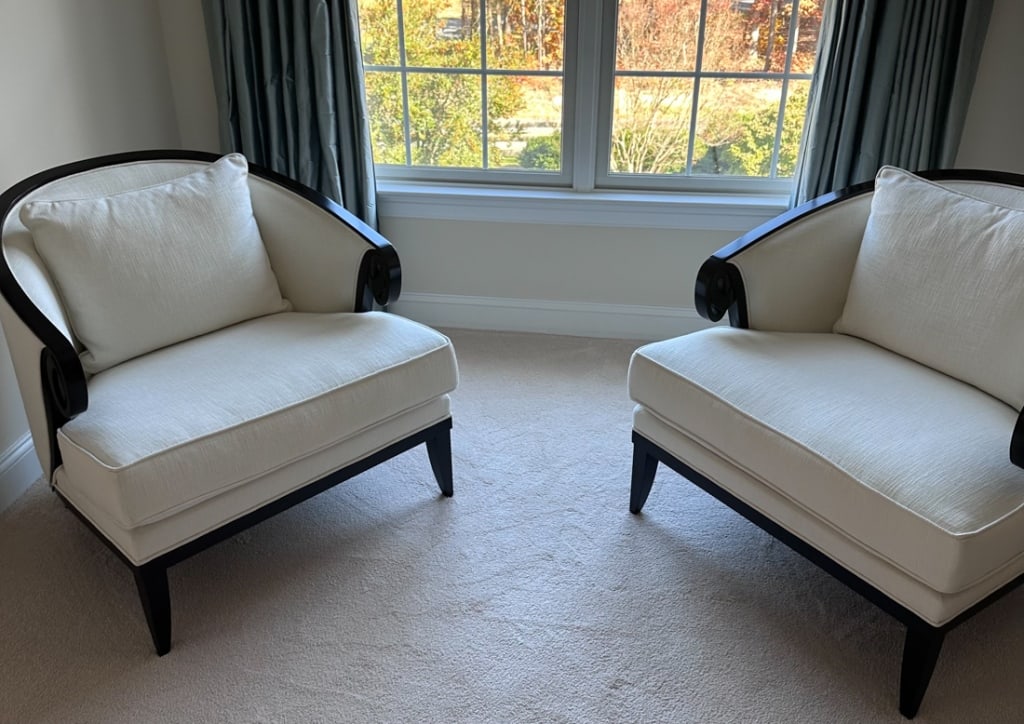 Pair Christopher Guy "Biarritz" Arm Chairs (1 of 5)