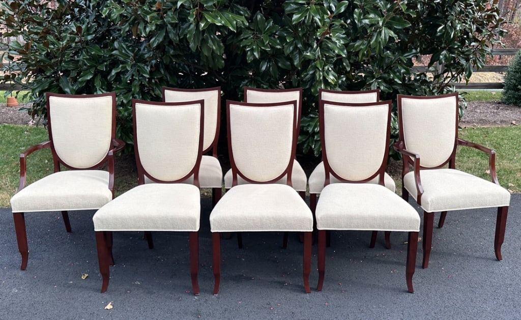 Set of 8 Kindel Upholstered Dining Chairs (1 of 6)