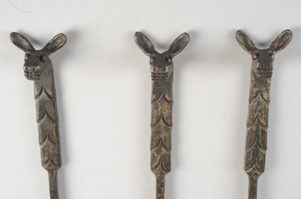 Francis Whitaker (1906-1999) Iron Fireplace Tools (1 of 5)