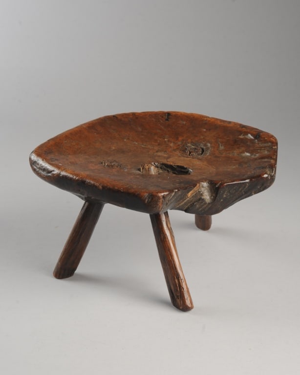 Primitive 3-Legged Milking Stool (1 of 3)