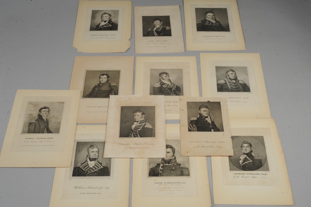 Twelve War of 1812 Historical Portrait Prints (1 of 10)
