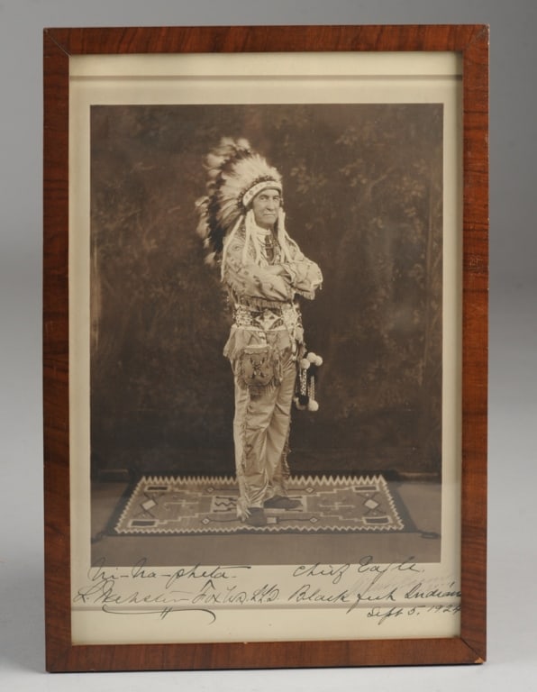 Dr. L. Webster Fox / Chief Eagle Vintage Photo (1 of 3)
