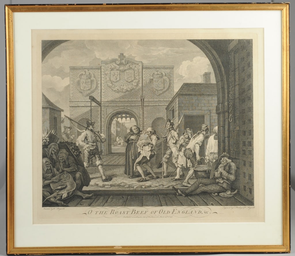 Grouping of William Hogarth Prints (1 of 10)