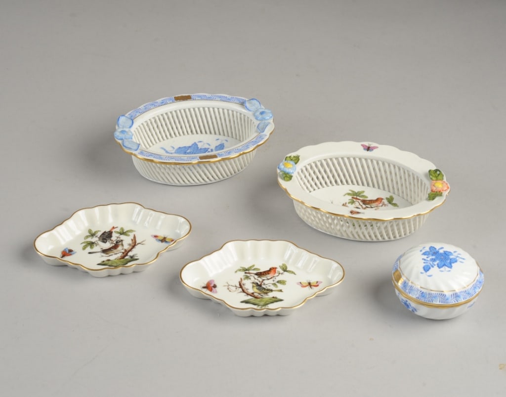 Mixed Diminutive Herend Porcelain Grouping (1 of 8)