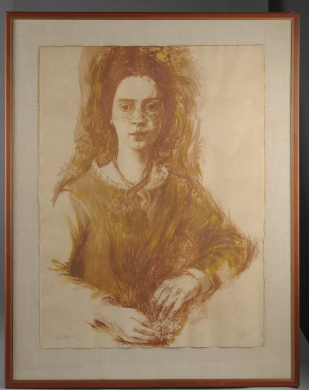 Barbara Swan Lithograph, Emily Dickinson (1 of 5)
