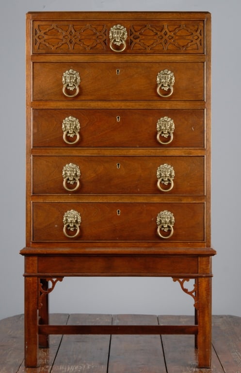 Baker Furniture Silver Chest on Stand (1 of 10)