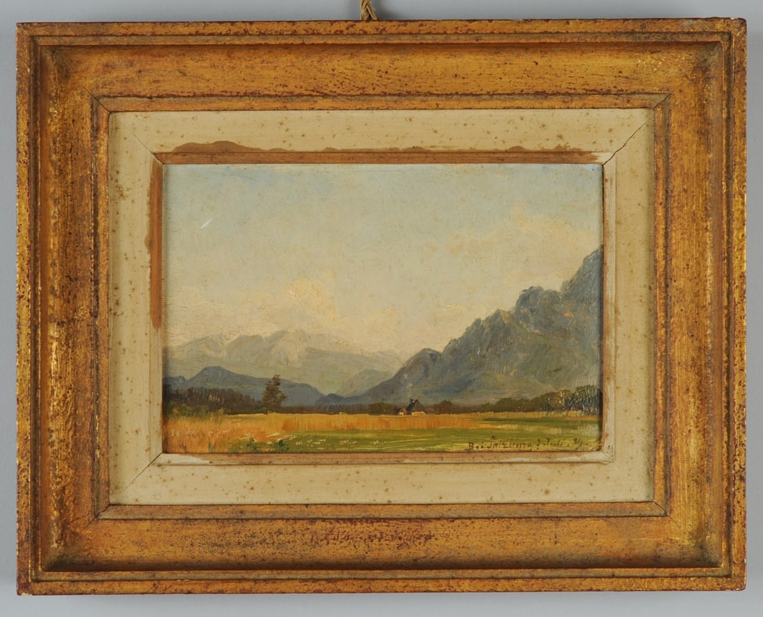 19th C. Small European Landscape Painting (1 of 6)