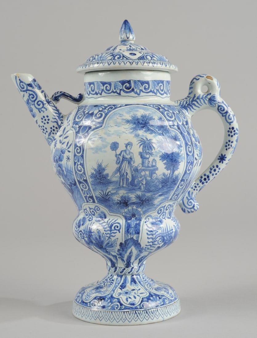 Antique Delft Blue & White Ewer, De Drie Klokken (1 of 12)