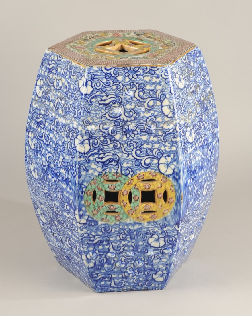 Antique Chinese Porcelain Garden Seat (1 of 14)