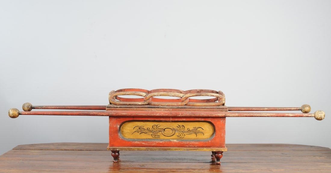 19th C. Painted Odd Fellows Ark of the Covenant (1 of 9)