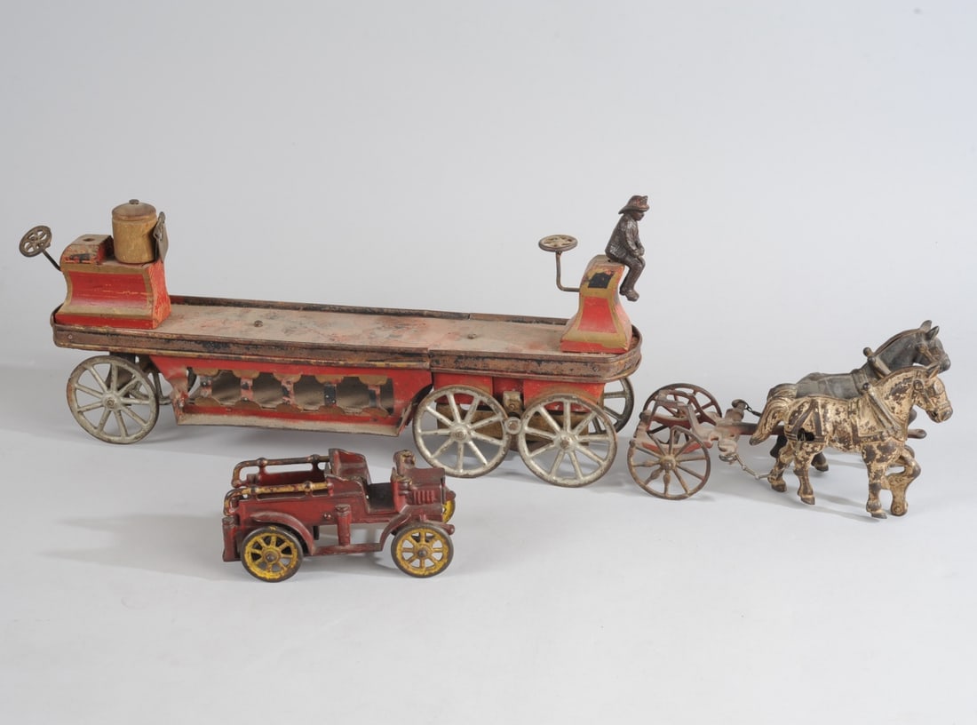 Two Early Fire Truck Toys (1 of 8)