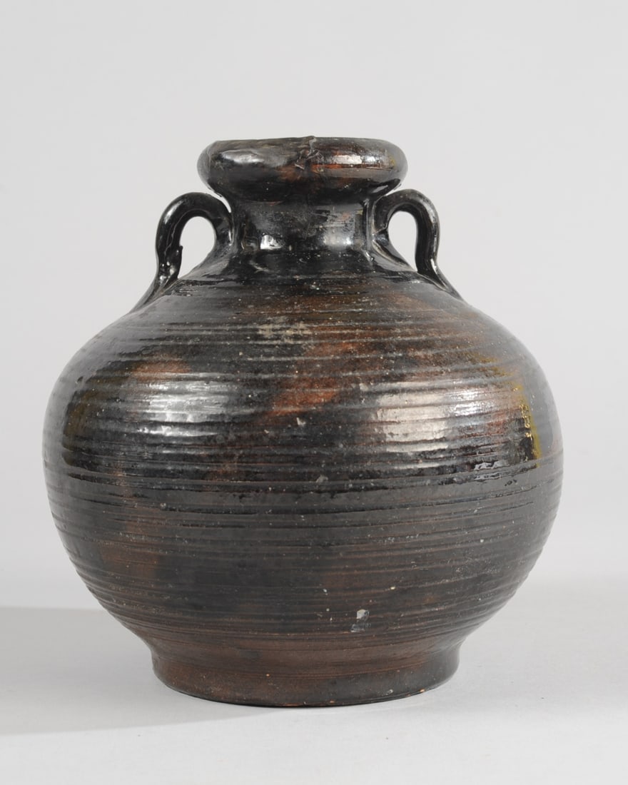 Jugtown Pottery Oil Jar, Repaired (1 of 8)