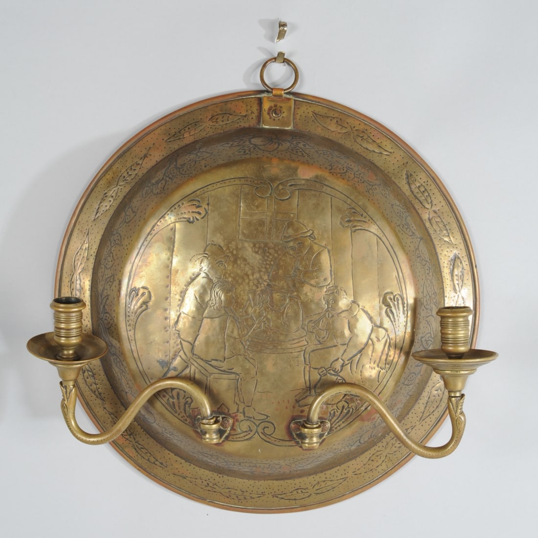 18th / 19th C. Dutch Brass Candle Sconce (1 of 10)